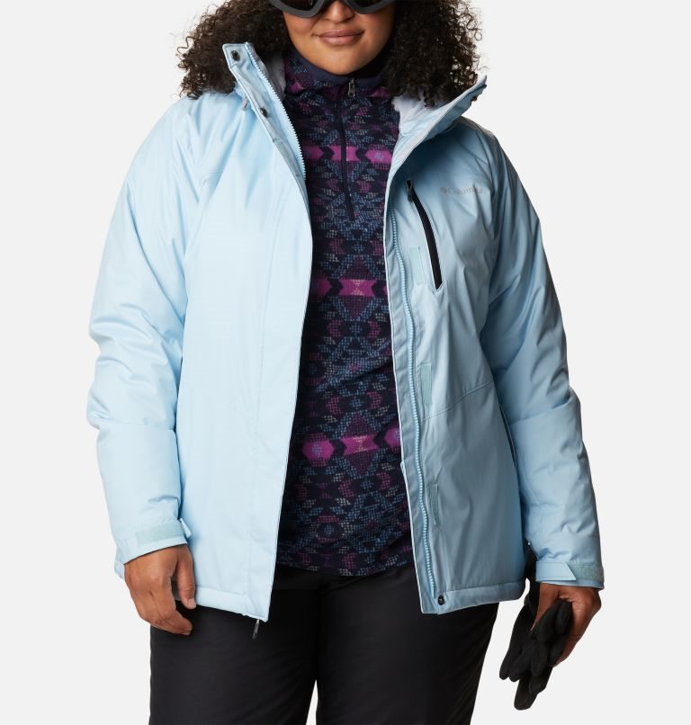 Women's Columbia Last Tracks II Insulated Jackets Light Blue | Plus Size CA-HA48C